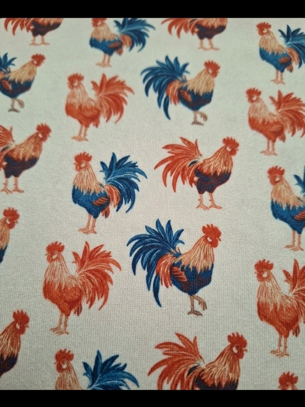 Waggle Golf Cocky Rooster Performance Polo Shirt | White | Men's 2XL - Picture 6 of 8